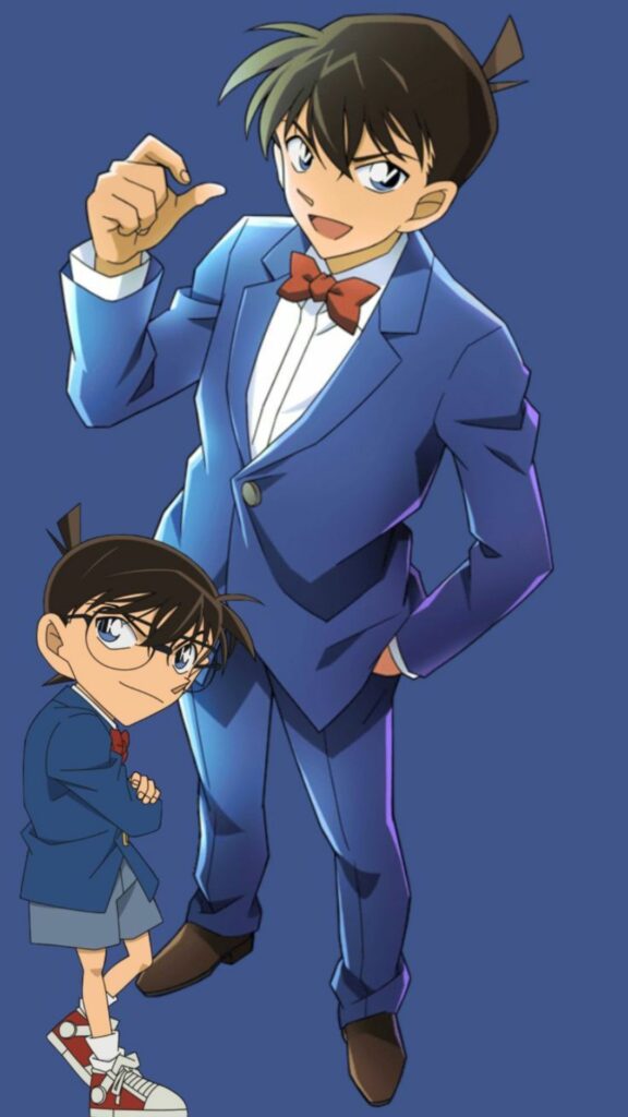 Conan và Shinichi thể hiện khí chất thám tử