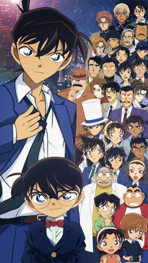 Conan và Shinichi cùng đồng đội phá án