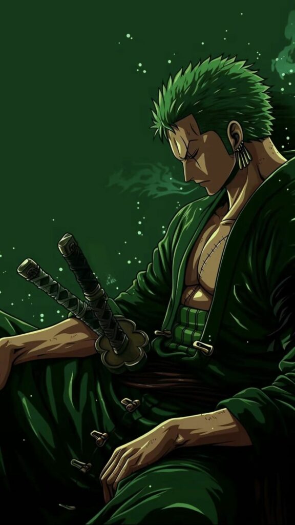 Zoro cầm kiếm phong thái điềm tĩnh cực kỳ cuốn hút