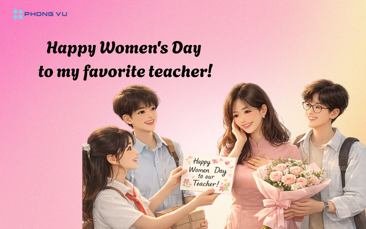 Lựa chọn hoàn hảo nếu bạn muốn tạo sự khác biệt hoặc dành cho cô giáo dạy ngoại ngữ