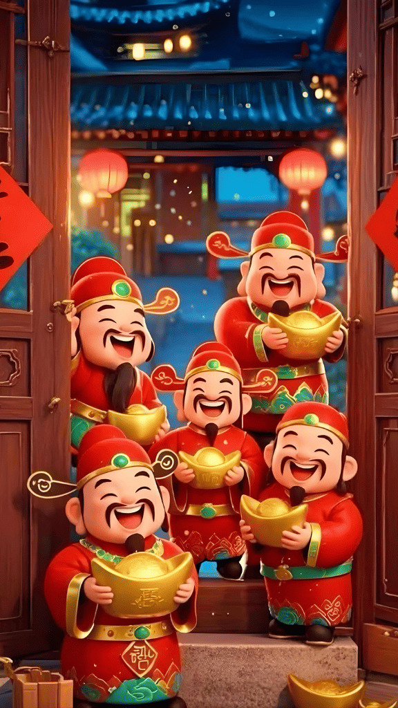 Hình nền 5 ông Thần Tài