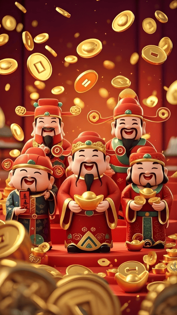 Hình nền Ngũ Thần Tài 
