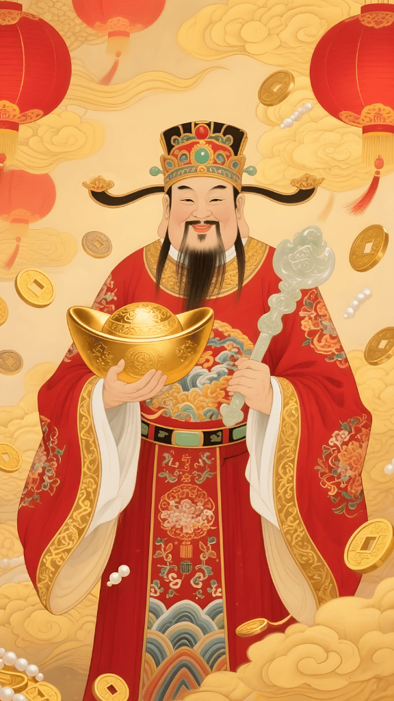 Hình nền Thần Tài phát lộc