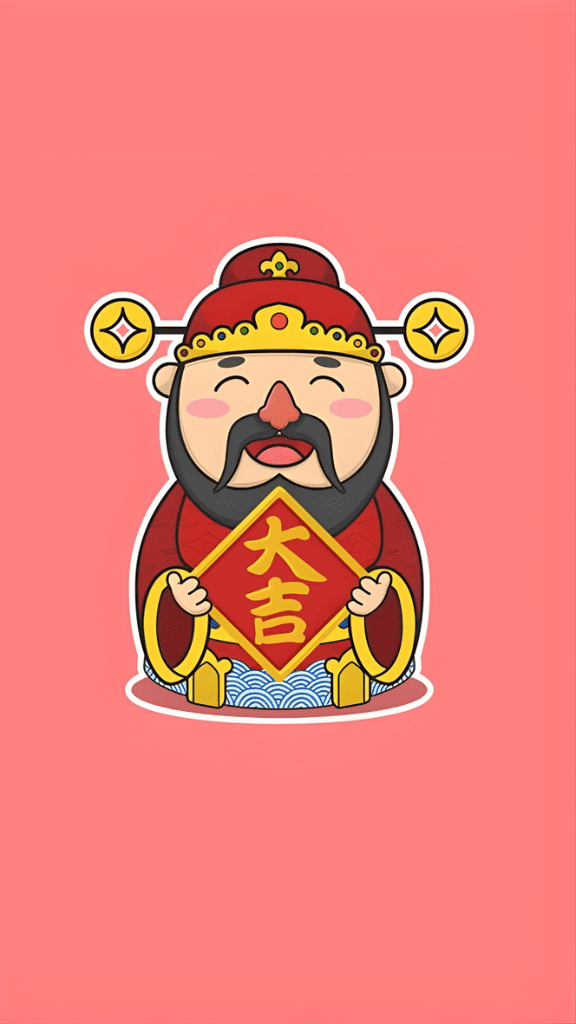 Hình nền Thần Tài chibi