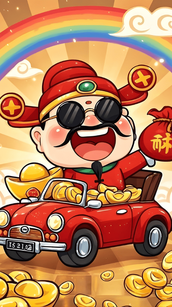 Hình nền Thần Tài dễ thương