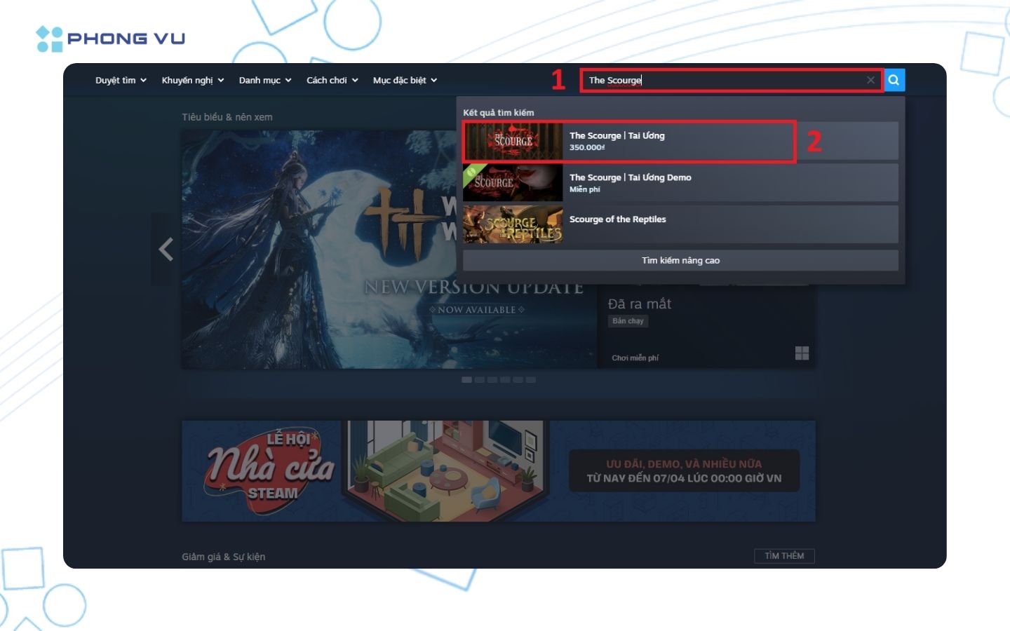 Cách tải game Tai Ương: Final Chapter chi tiết, hướng dẫn chơi 4 Nhập tên game vào thanh tìm kiếm