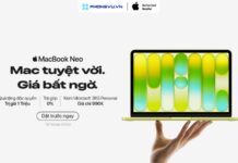 Đặt trước MacBook Neo tại Phong Vũ: Nhận ưu đãi độc quyền cực hấp dẫn chính thức mở bán MacBook Neo