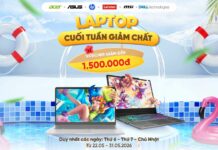 Săn laptop cuối tuần giảm đến 1,5 triệu đồng tại Phong Vũ Săn laptop cuối tuần - Nhận ngay ưu đãi hấp dẫn