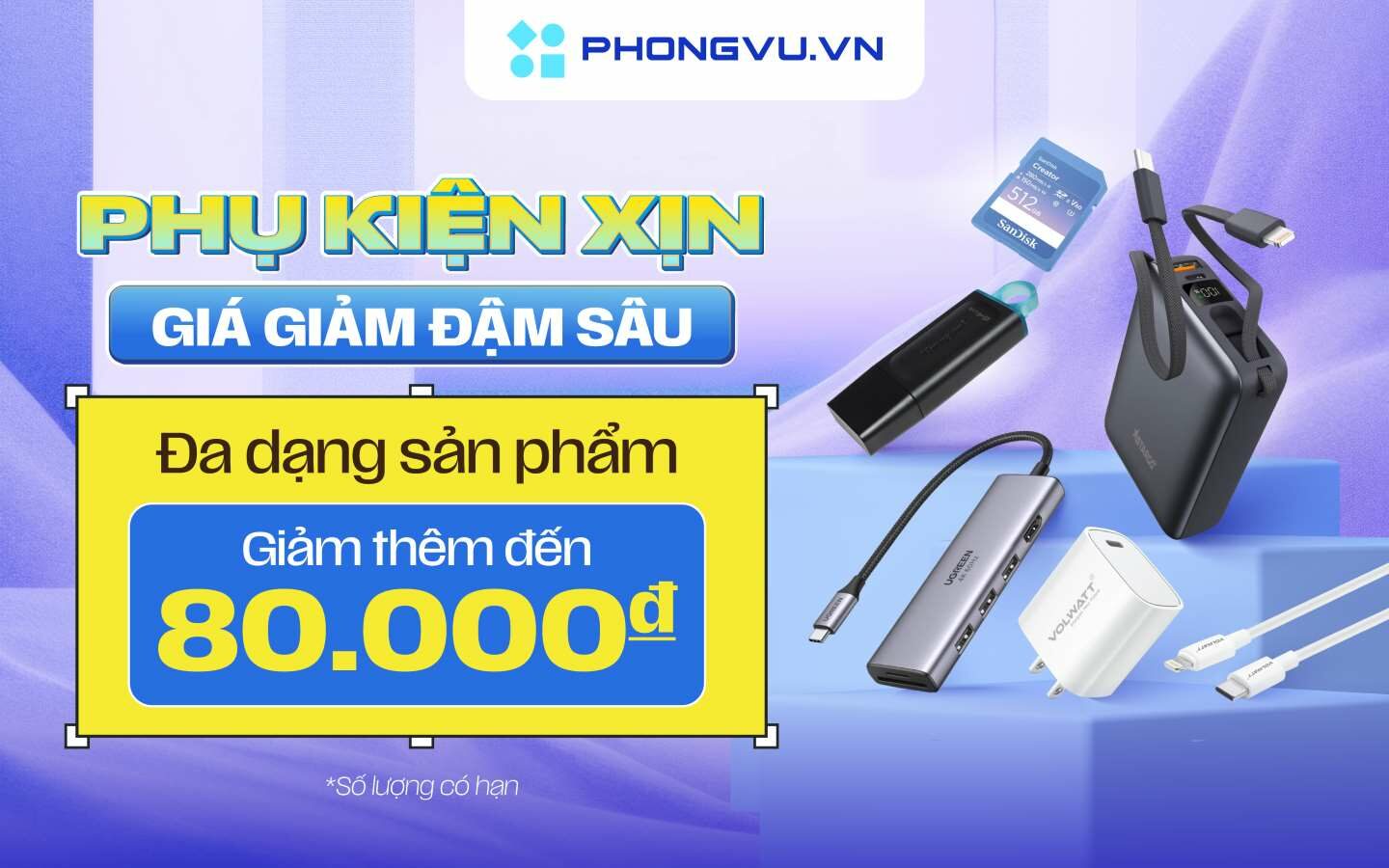 Săn mã coupon Phong Vũ cho loạt sản phẩm loa và phụ kiện siêu hời 