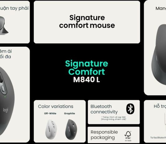 Đặt trước Logitech Signature Comfort M840L để nhận ngay ưu đãi hấp dẫn Đặt trước Logitech Signature Comfort M840L để nhận ngay ưu đãi hấp dẫn