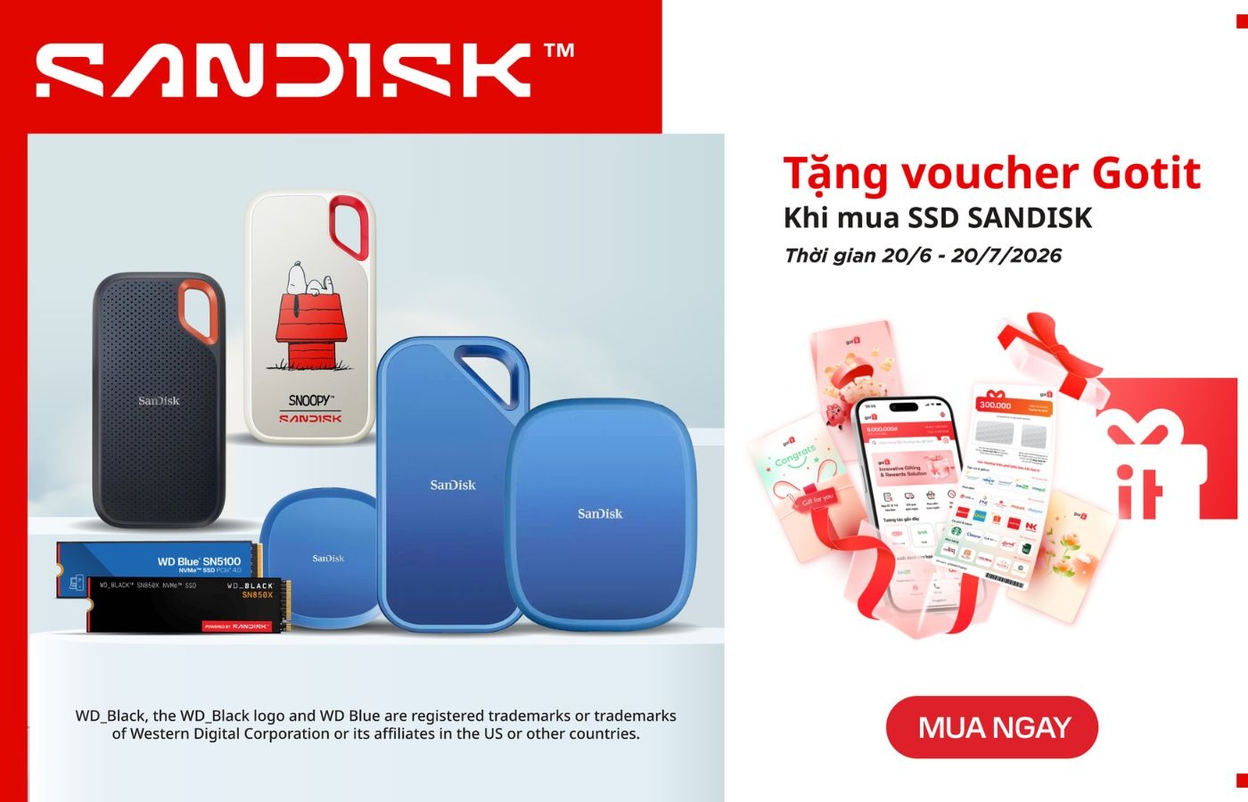 Mua SSD SanDisk - Nhận ngay Voucher Got It lên đến 300K tại Phong Vũ 1 image 19