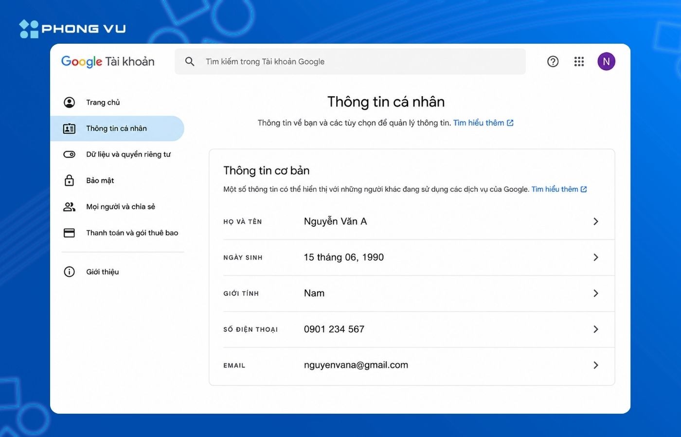 <strong>Hướng dẫn cách đổi tên địa chỉ email trên Google</strong> 2 image 21