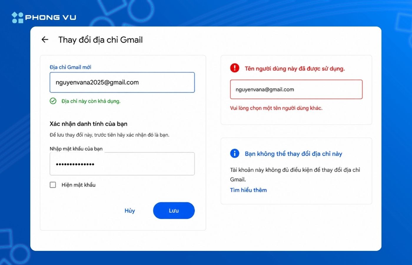 <strong>Hướng dẫn cách đổi tên địa chỉ email trên Google</strong> 4 image 24