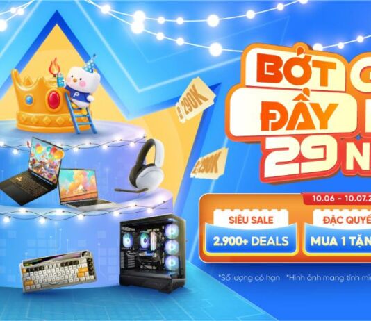 Săn deal sinh nhật Phong Vũ với hàng loạt sản phẩm giảm giá hấp dẫn Đón sinh nhật Phong Vũ 2026 với hàng loạt ưu đãi hấp dẫn