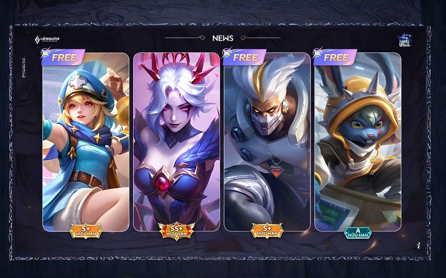 Những vị tướng được cộng đồng game thủ quan tâm nhất trong danh sách nhận skin mới