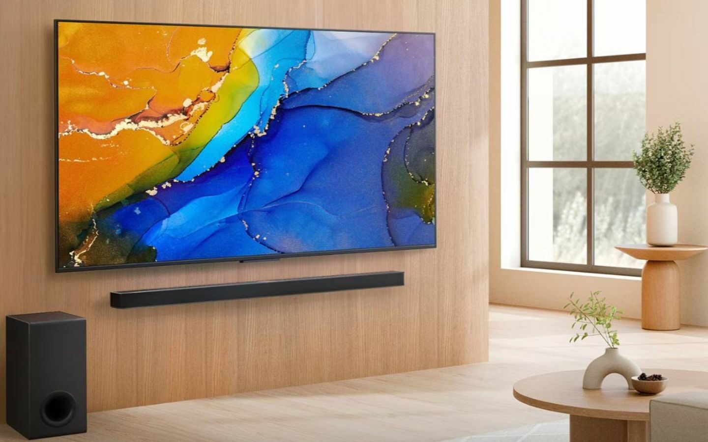 Samsung QLED 4K mang lại màu sắc sống động và mượt mà cho mọi trận cầu