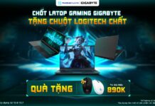 Sắm Laptop Gaming GIGABYTE tặng ngay chuột LOGITECH Sắm Laptop Gaming GIGABYTE tặng ngay chuột LOGITECH
