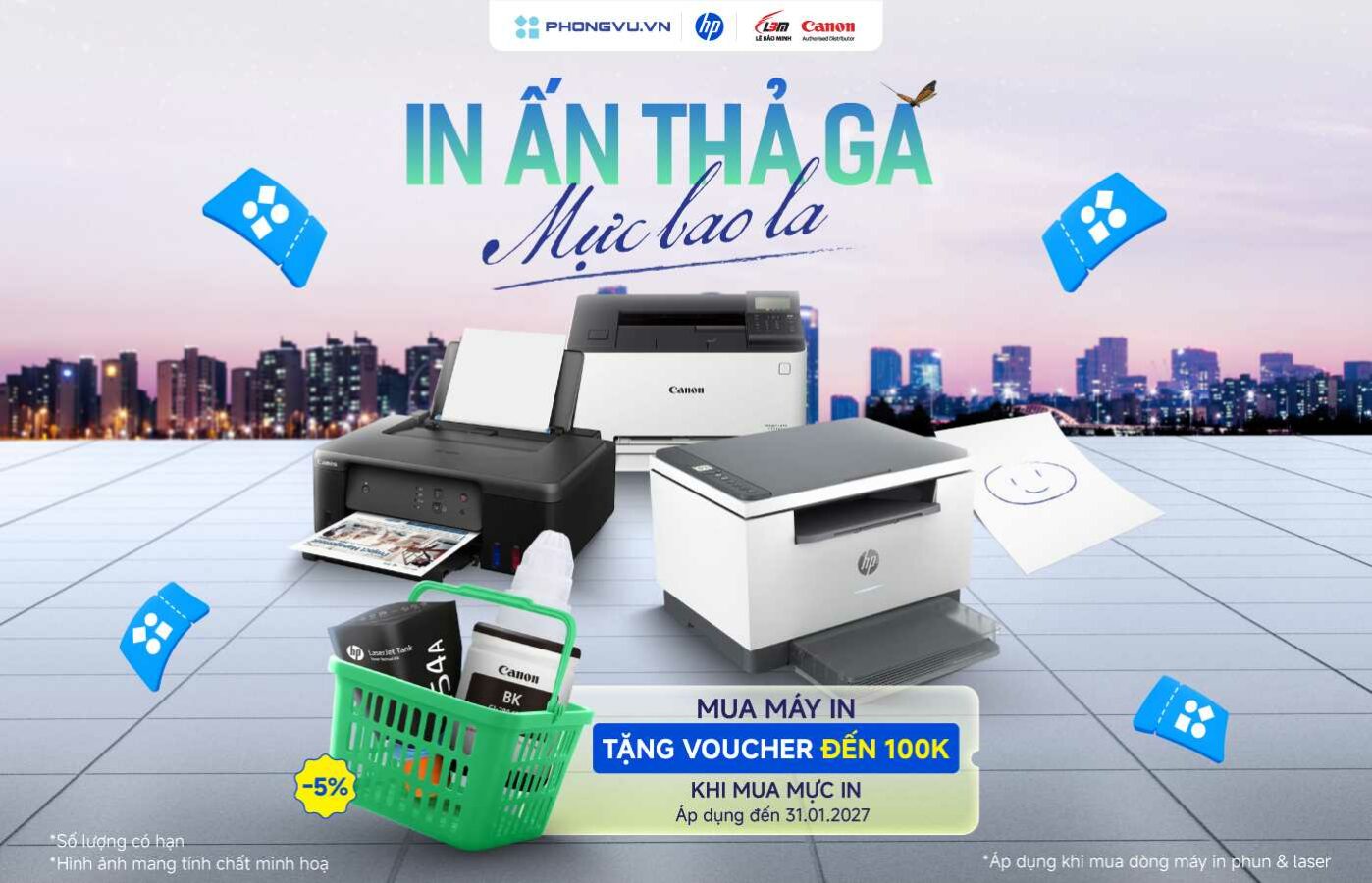 <strong>Nhận coupon mực in khi mua máy in tại Phong Vũ</strong> 1 Nhận coupon mực in khi mua máy in tại Phong Vũ