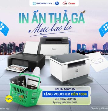 Nhận coupon mực in khi mua máy in tại Phong Vũ Nhận coupon mực in khi mua máy in tại Phong Vũ