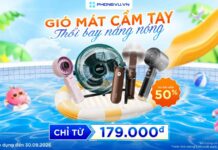 Gió mát cầm tay – Thổi bay nắng nóng Gió mát cầm tay - Thổi bay nắng nóng