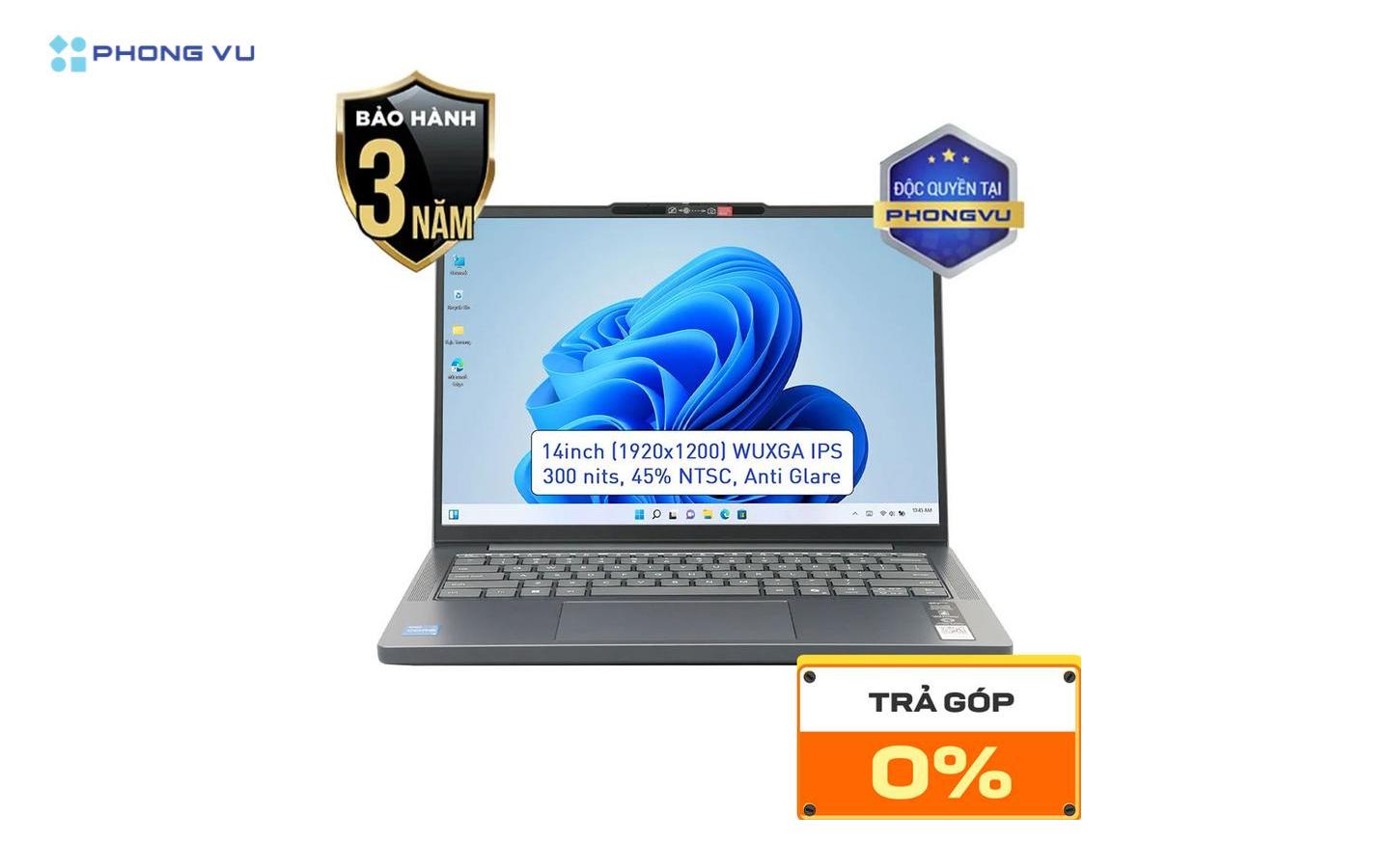 Top 7 laptop sinh viên ngành Quản trị kinh doanh giá rẻ, đáng mua năm 2026 4 Laptop Lenovo IdeaPad Slim 3 14IRH10 màn hình 16:10 tối ưu hiển thị