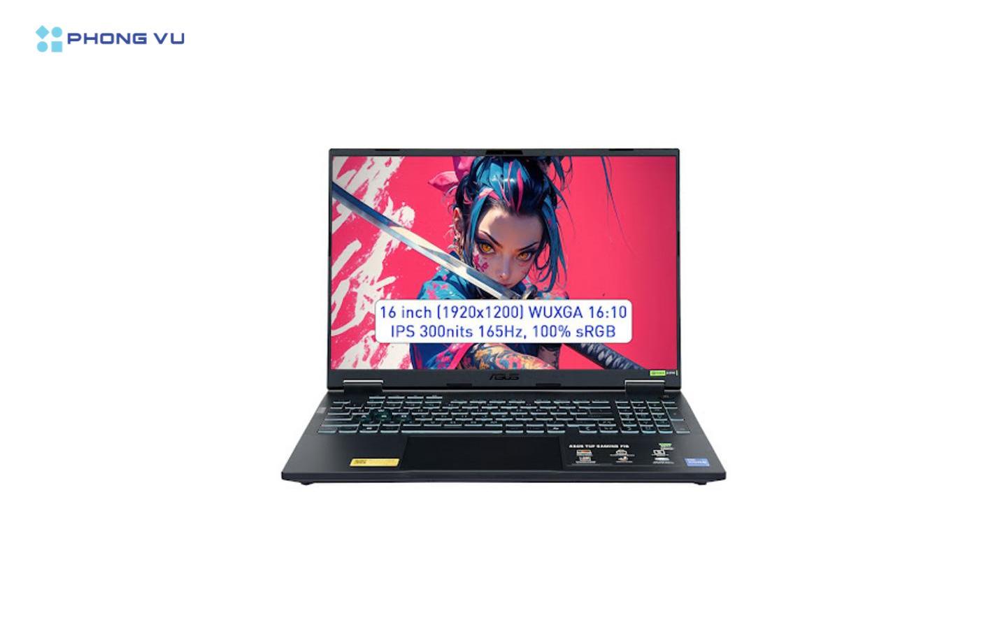 Laptop Asus TUF Gaming F16 FX608JHR-RV037W: Hiệu năng Intel i7, RTX 5050, 1TB SSD