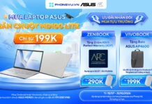 ASUS ưu đãi khi mua Combo Laptop kèm chuột tại Phong Vũ ASUS ưu đãi khi mua Combo Laptop kèm chuột tại Phong Vũ