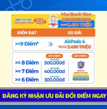 Back To School Apple: Cách mua MacBook giá sinh viên tại Phong Vũ Back To School Apple: Cách mua MacBook giá sinh viên tại Phong Vũ