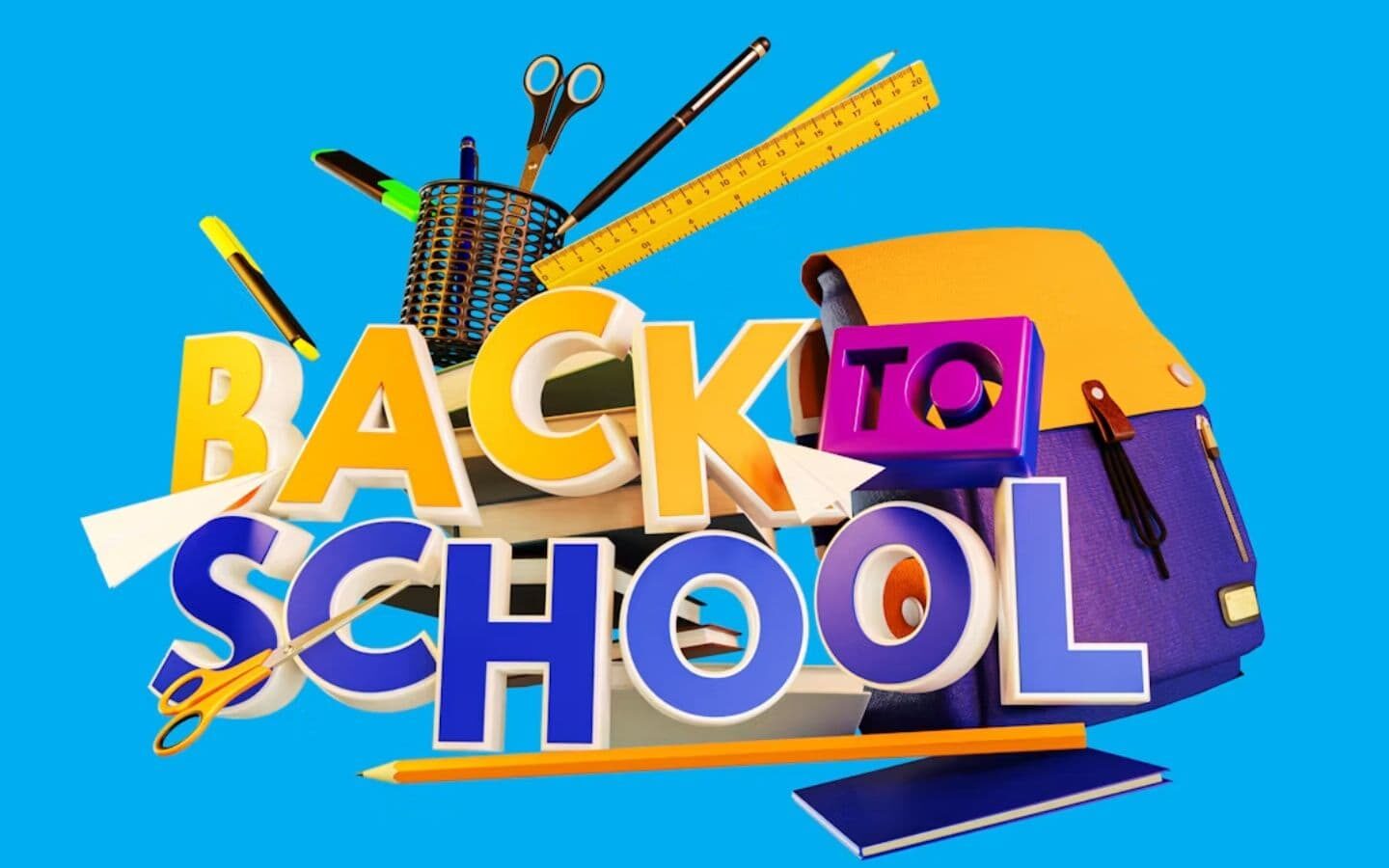 Tổng hợp Back To School Background 2026 Full HD, miễn phí 1 Back To School background sắc xanh tươi mát chào năm học mới