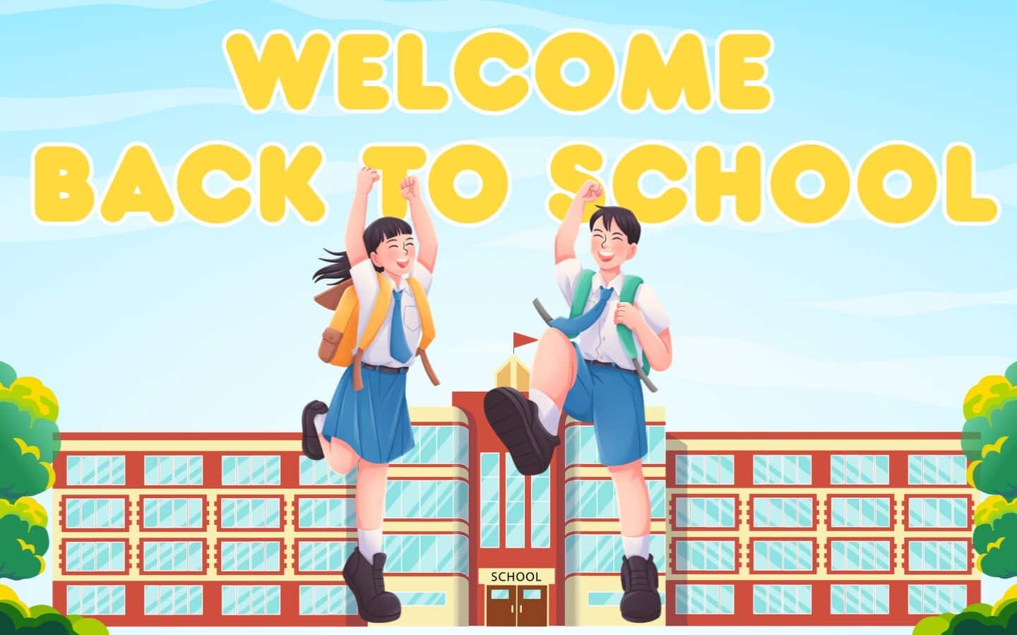 Tổng hợp Back To School Background 2026 Full HD, miễn phí 22 Nắm tay nhau cùng bạn bè khám phá thế giới tri thức