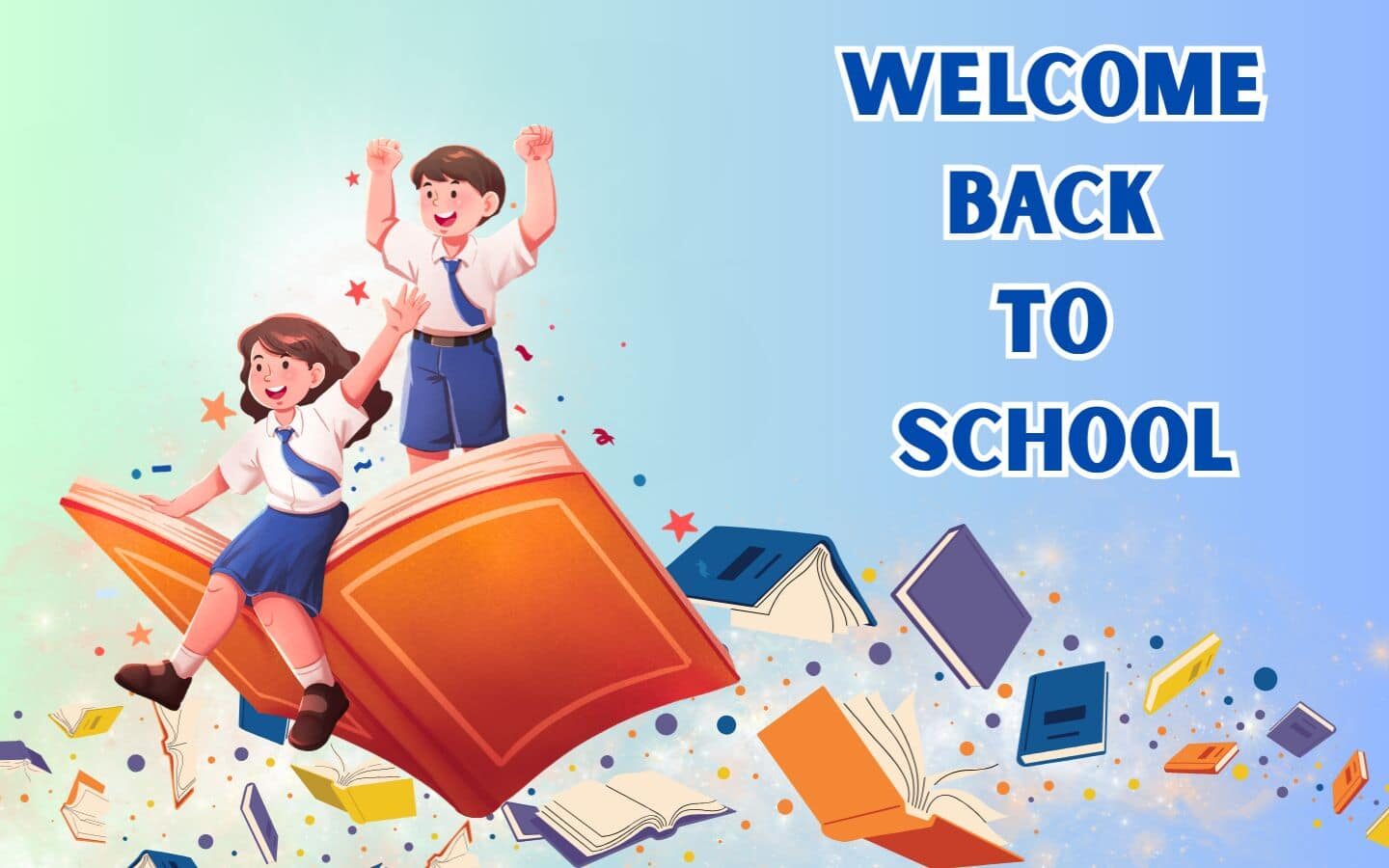 Tổng hợp Back To School Background 2026 Full HD, miễn phí 23 Chia sẻ niềm vui học tập cùng người bạn thân thiết