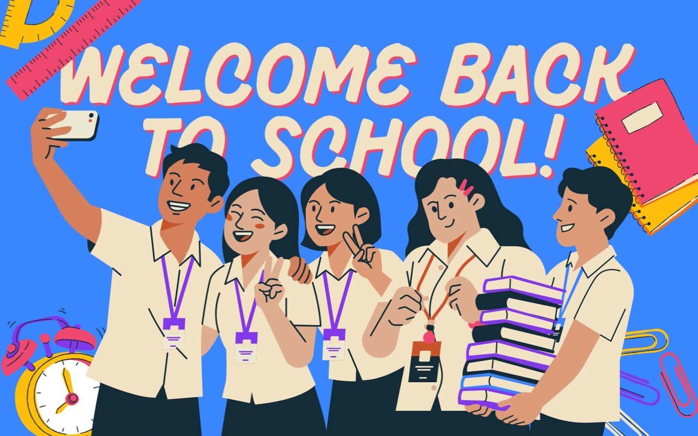 Tổng hợp Back To School Background 2026 Full HD, miễn phí 27 Chúc mừng chiến thắng đầu năm cùng người bạn thân yêu