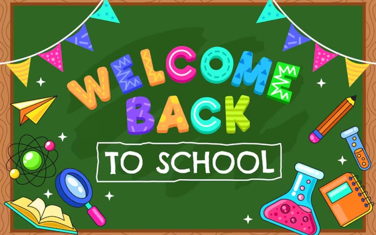 Tổng hợp Back To School Background 2026 Full HD, miễn phí 5 Bảng xanh truyền thống hân hoan chào đón học sinh
