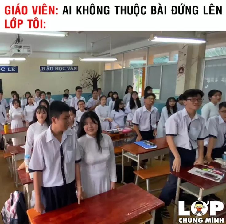 Cả lớp đồng lòng không ai thuộc bài