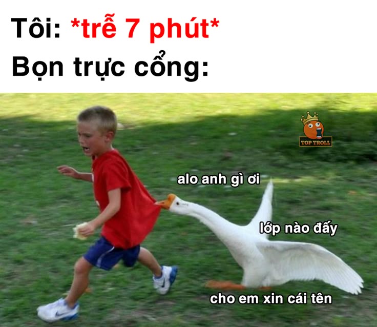 Đi học muộn là màn rượt đuổi quen thuộc