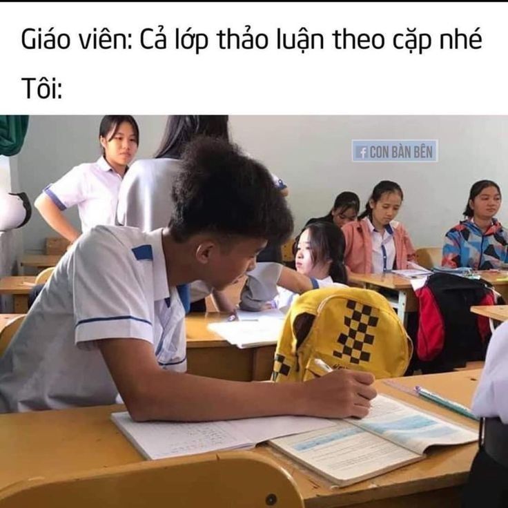 Thảo luận theo cặp nhưng chẳng biết ghép với ai