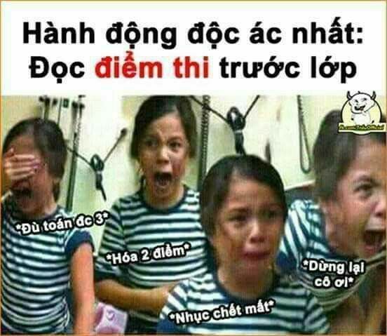 Đọc điểm trước lớp là nỗi ám ảnh tuổi học trò
