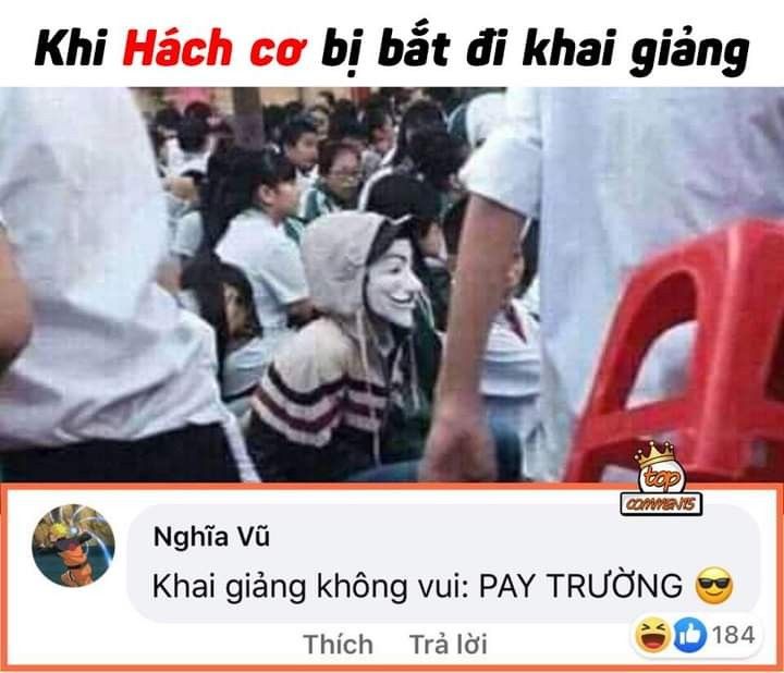 Khai giảng vui với mọi người, riêng mình thì không