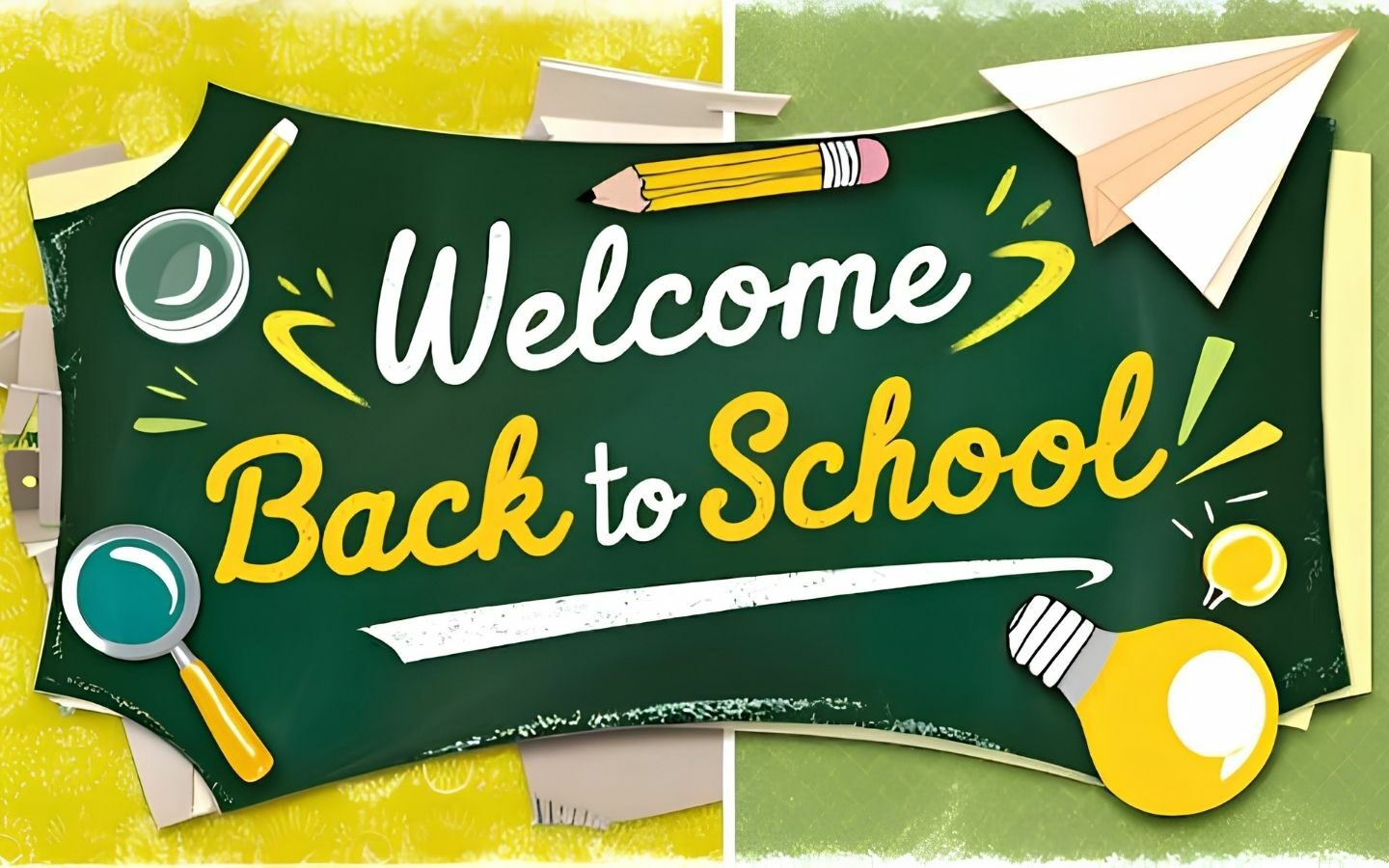 Tổng hợp Back to School banner 2026 mới nhất, miễn phí 54 Banner tựu trường phong cách AI Illustration