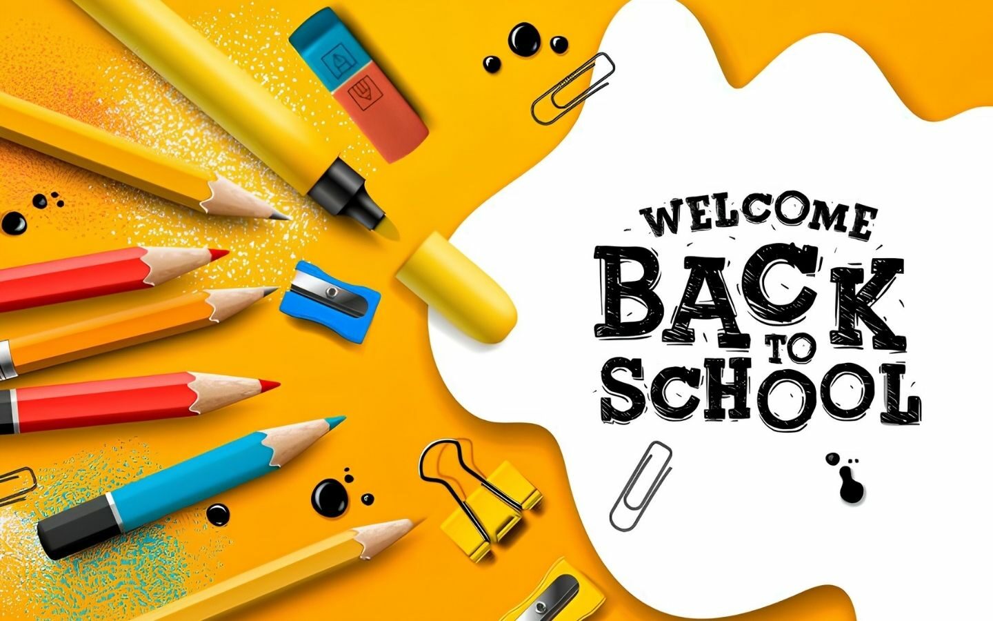 Tổng hợp Back to School banner 2026 mới nhất, miễn phí 55 Banner sáng tạo sử dụng typography nghệ thuật