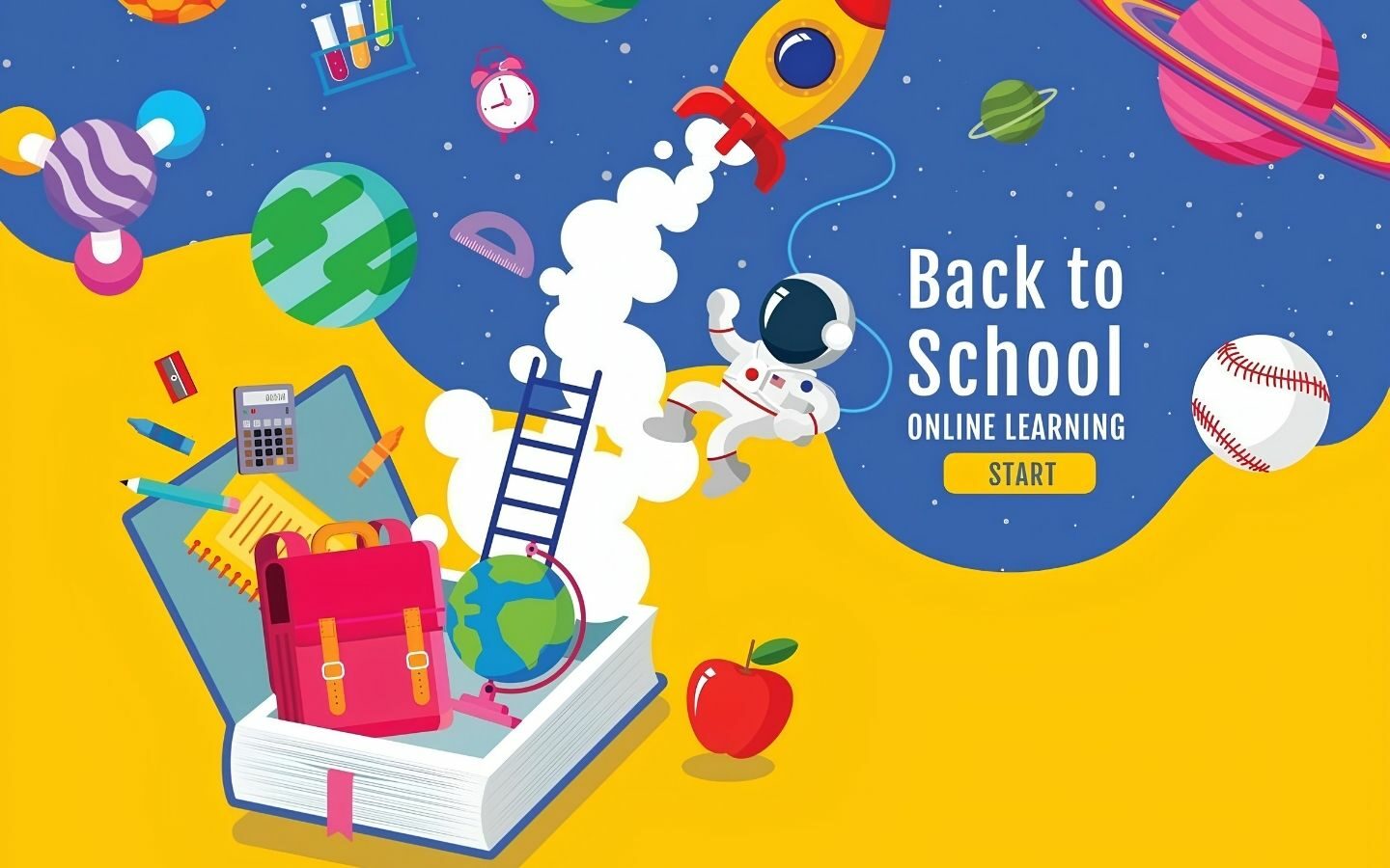 Tổng hợp Back to School banner 2026 mới nhất, miễn phí 59 Thiết kế banner sáng tạo với biểu tượng học tập