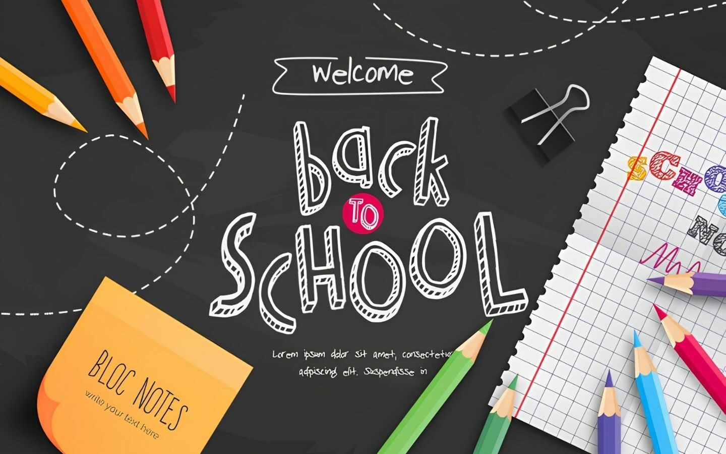Tổng hợp Back to School banner 2026 mới nhất, miễn phí 61 Banner Back to School hiện đại kết hợp màu Gradient