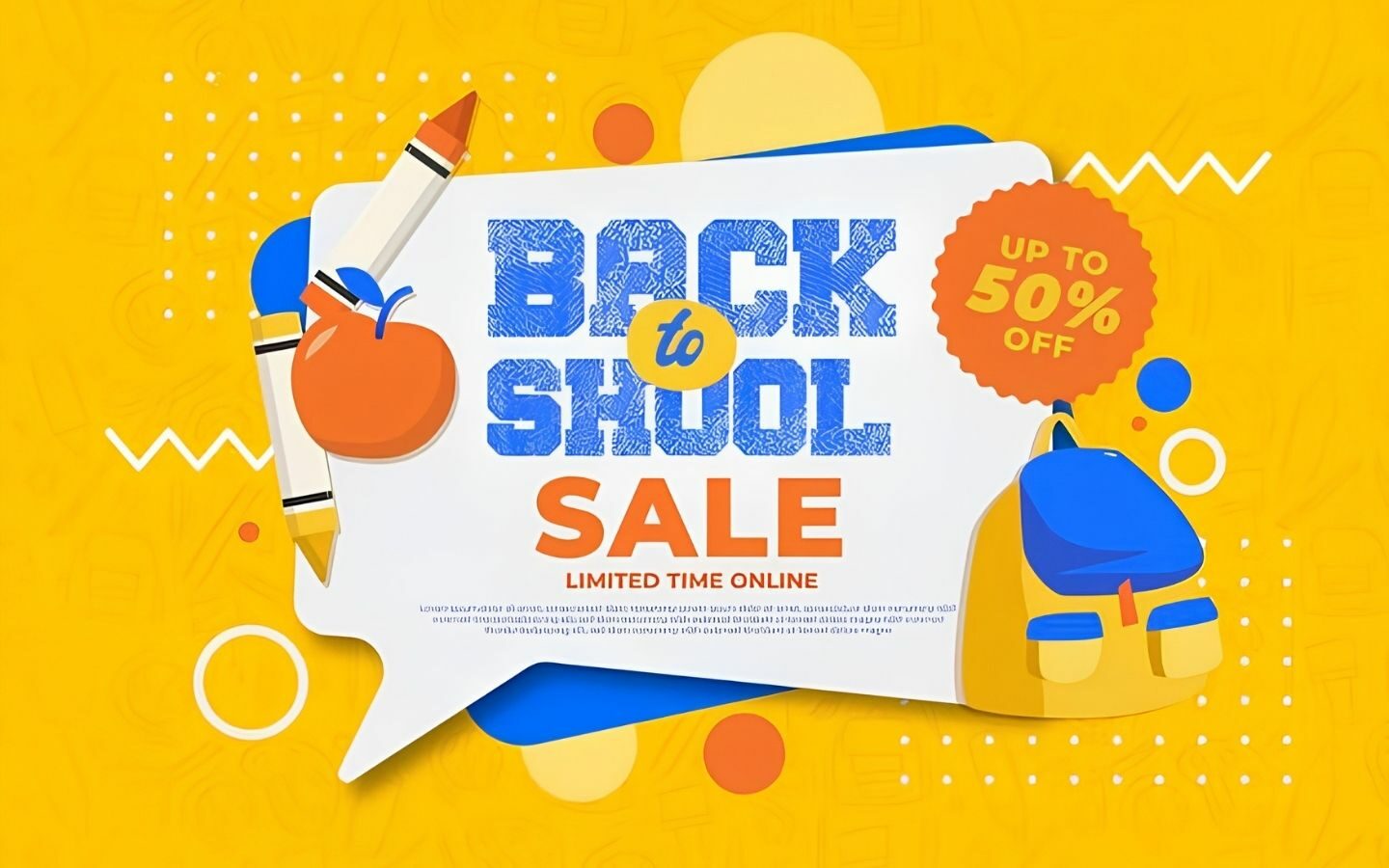 Tổng hợp Back to School banner 2026 mới nhất, miễn phí 28 Banner sale nổi bật với tông màu vàng