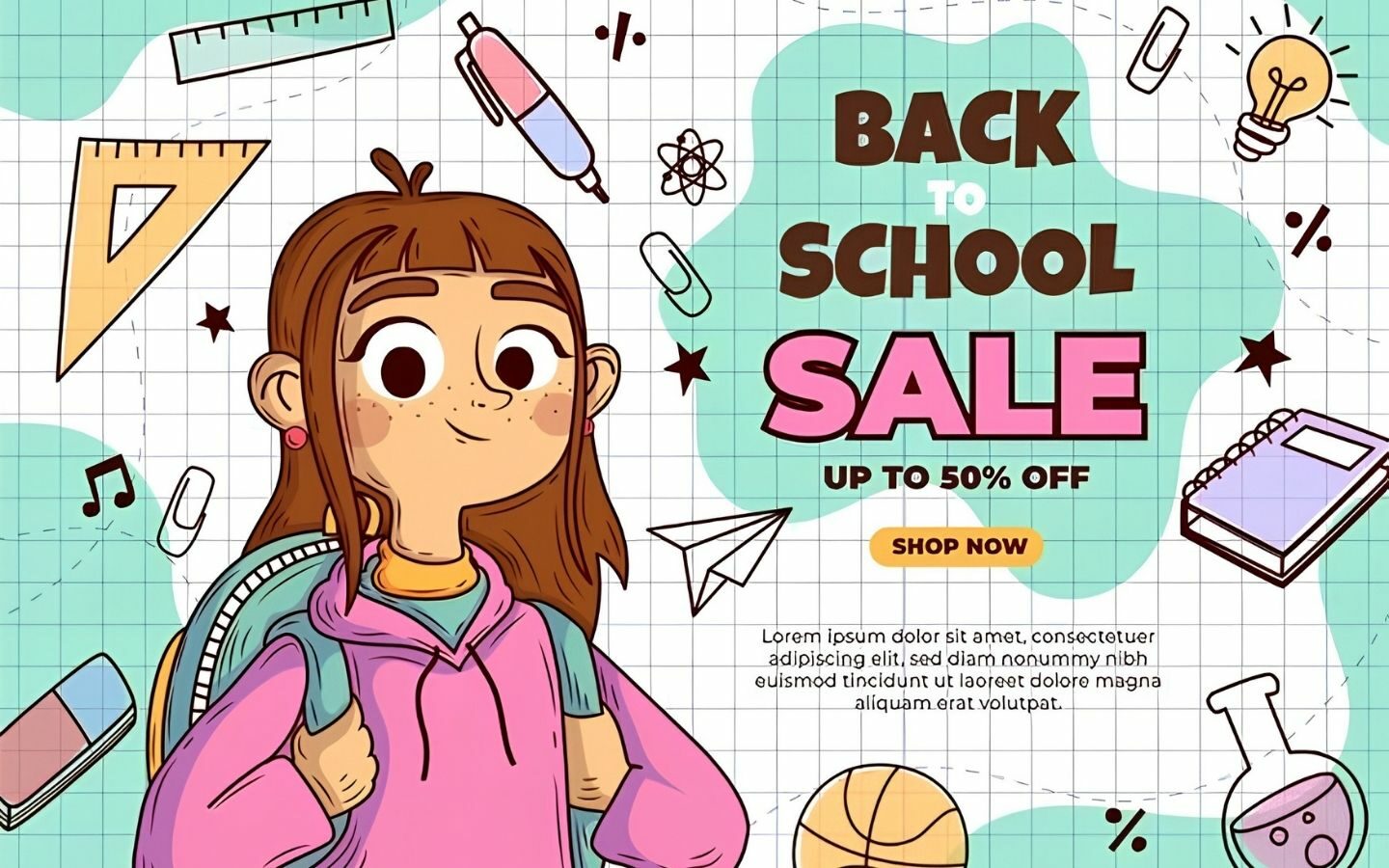 Tổng hợp Back to School banner 2026 mới nhất, miễn phí 37 Banner ưu đãi Back to School dành cho học sinh, sinh viên
