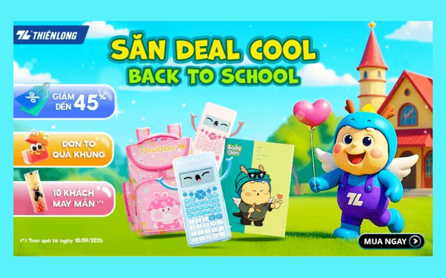 Tổng hợp Back to School banner 2026 mới nhất, miễn phí 28 Banner back to School Thiên Long