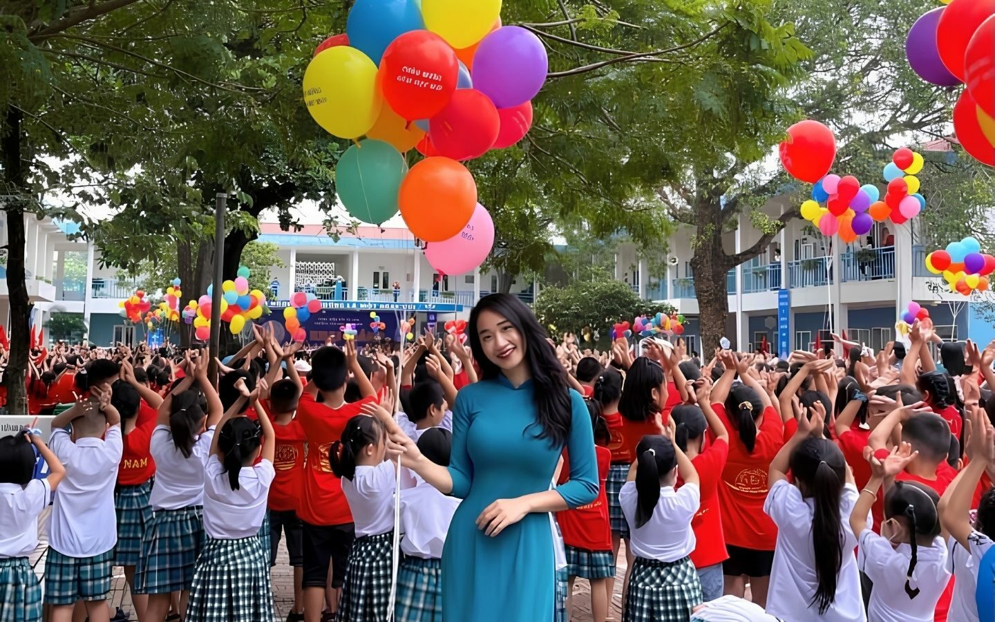 50+ hình ảnh Back to School mới nhất 2026 22 Nụ cười thân thiện của thầy cô chào đón học sinh trở lại lớp