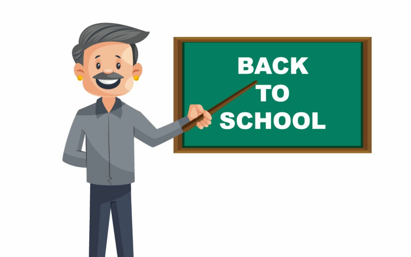 Top hình nền PowerPoint Back to School đẹp nhất 2026 22 Hình ảnh thầy giáo đứng bên bảng xanh thân thuộc