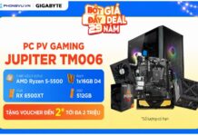 Mừng sinh nhật Phong Vũ: GIGABYTE ưu đãi PC Jupiter TM006 lên đến 3 triệu đồng Mừng sinh nhật Phong Vũ: GIGABYTE ưu đãi PC Jupiter TM006 lên đến 3 triệu đồng