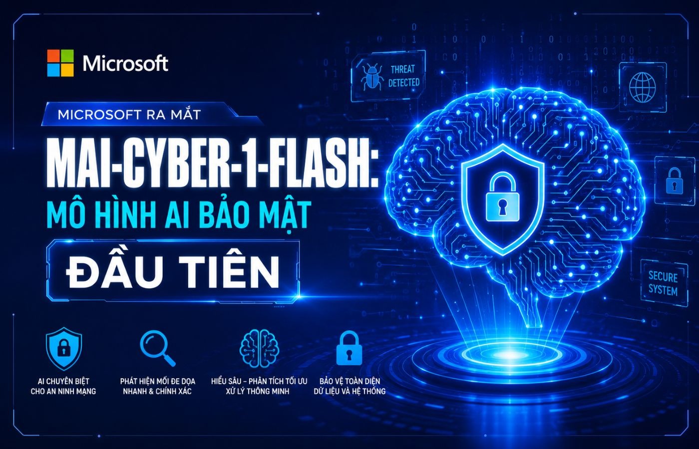 Microsoft ra mắt MAI-Cyber-1-Flash: Mô hình AI bảo mật đầu tiên đối đầu Anthropic và OpenAI 1 image 120