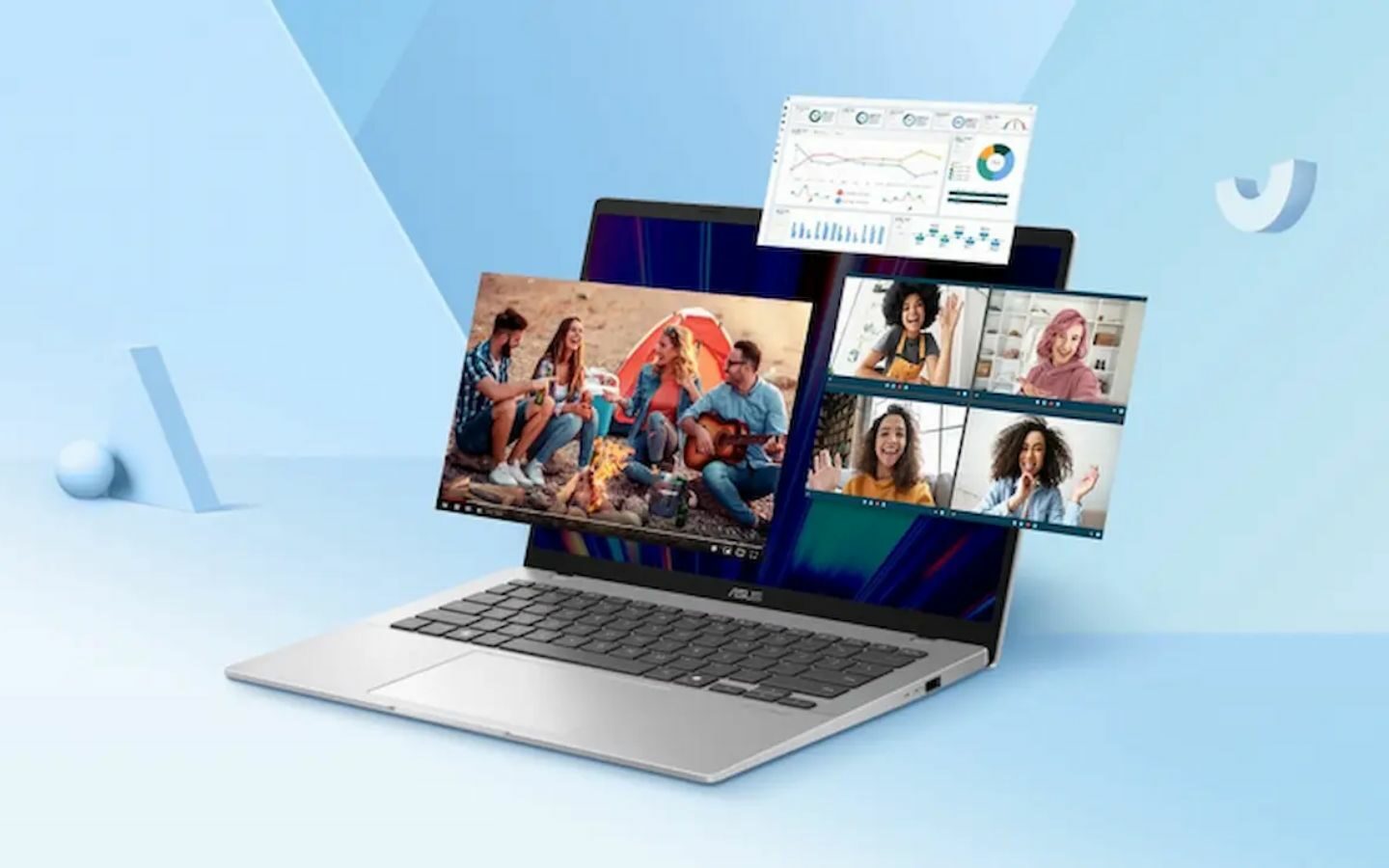 Top 10+ laptop AI hiệu năng cao, đáng mua cho sinh viên 2026 8 Asus Vivobook 14 X1407AA kiểu dáng thời trang, tối ưu pin ấn tượng